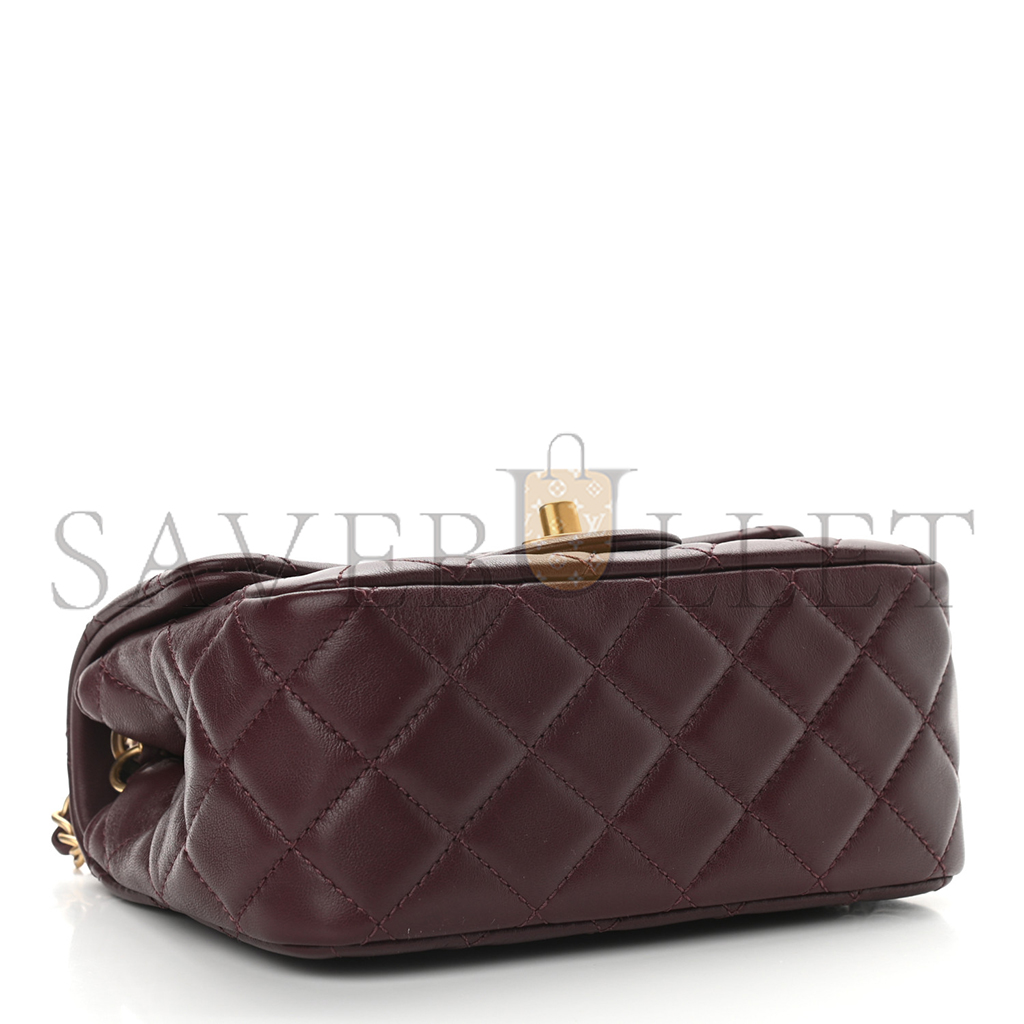 Ch*el master golden ball cover bag (18*13*7cm)